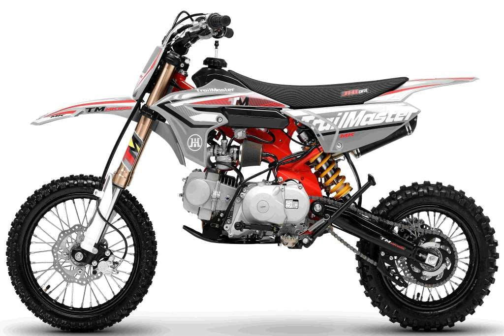 TrailMaster MK125E Pro Series Dirt Bike, BOSCH EFI, 4-Speed, Electric Start, Dual Disc Brakes, (14/12) Wheels - Image 2