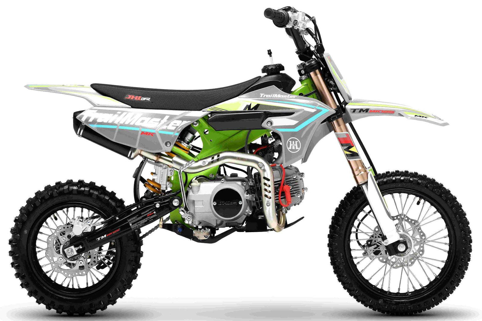TrailMaster MK125E Pro Series Dirt Bike, BOSCH EFI, 4-Speed, Electric Start, Dual Disc Brakes, (14/12) Wheels - Image 6