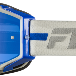 Zone Pro Goggle Grey/Blue W/ Blue Mirror/Smoke Lens