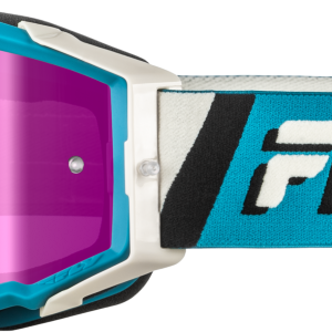 Zone Elite Goggle Blue/White W/ Magenta Mirror/Smoke Lens