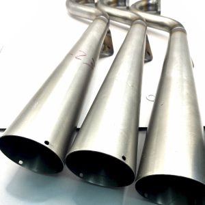 Bazookah - Bare Metal Stinger Exhaust Header, for Mini Bike or GoKart fits Honda GX200, Titan, Predator